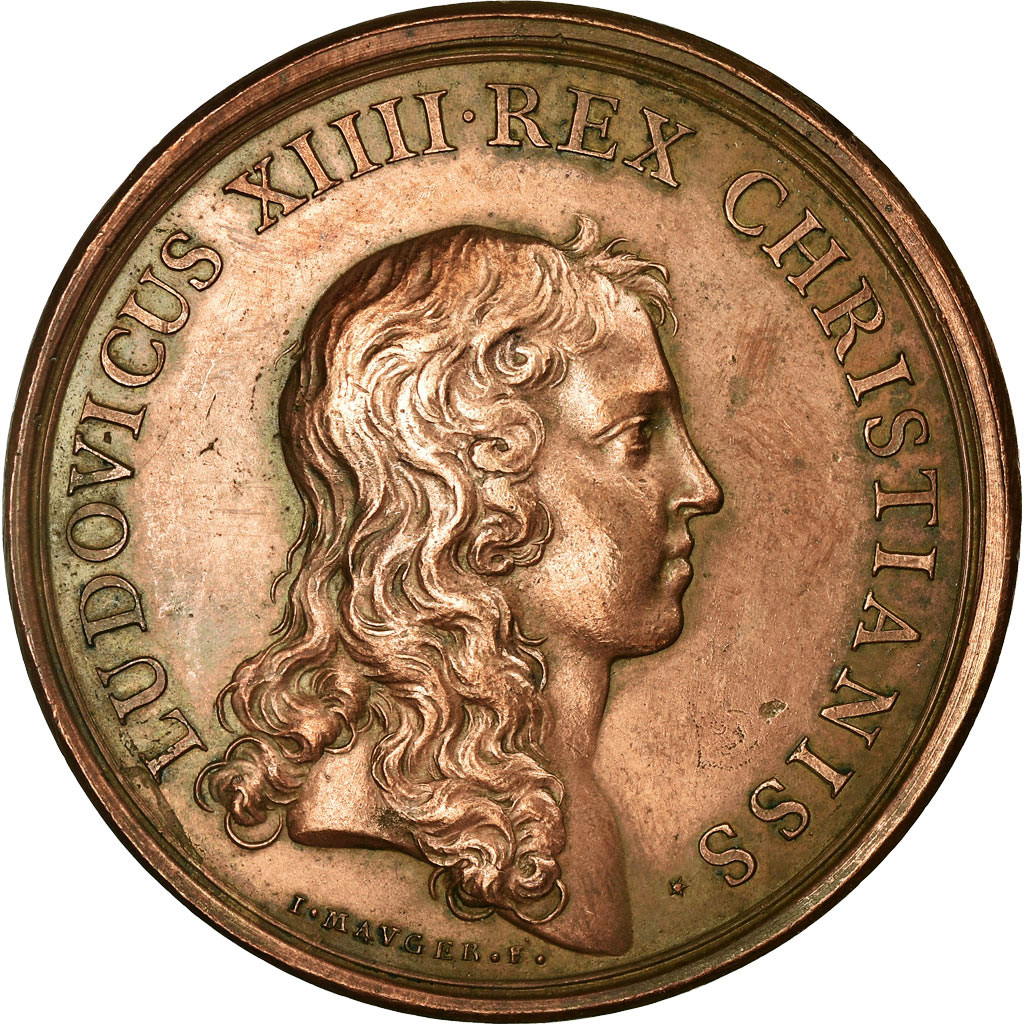 Frankrijk, Medaille, Louis XIV, Retour du Roi à Paris, 1652, Mauger, ZF+