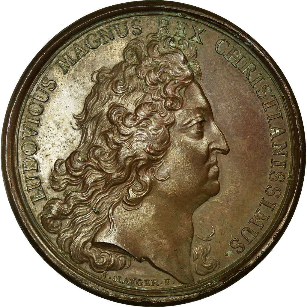 France, Medal, Louis XIV, Chambre de Commerce, 1700, Mauger, , Copper