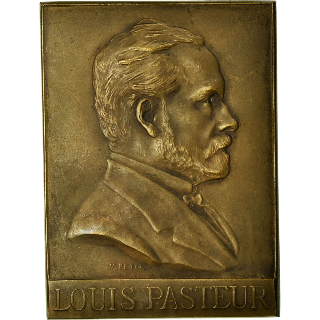 France, Medal, Pasteur, Exposition Internationale du Centenaire, Strasbourg