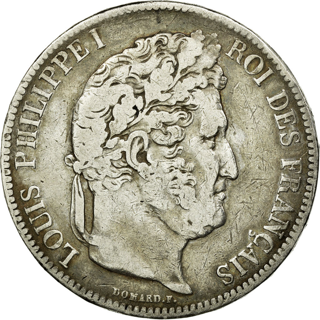 Coin, France, Louis-Philippe, 5 Francs, 1835, Nantes, , Silver