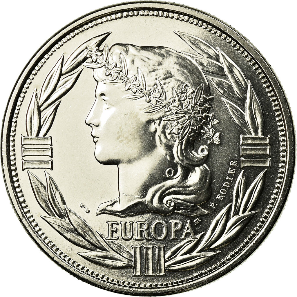 France, Médaille, Ecu Europa, Marianne, 1991, Rodier, FDC, Copper-nickel