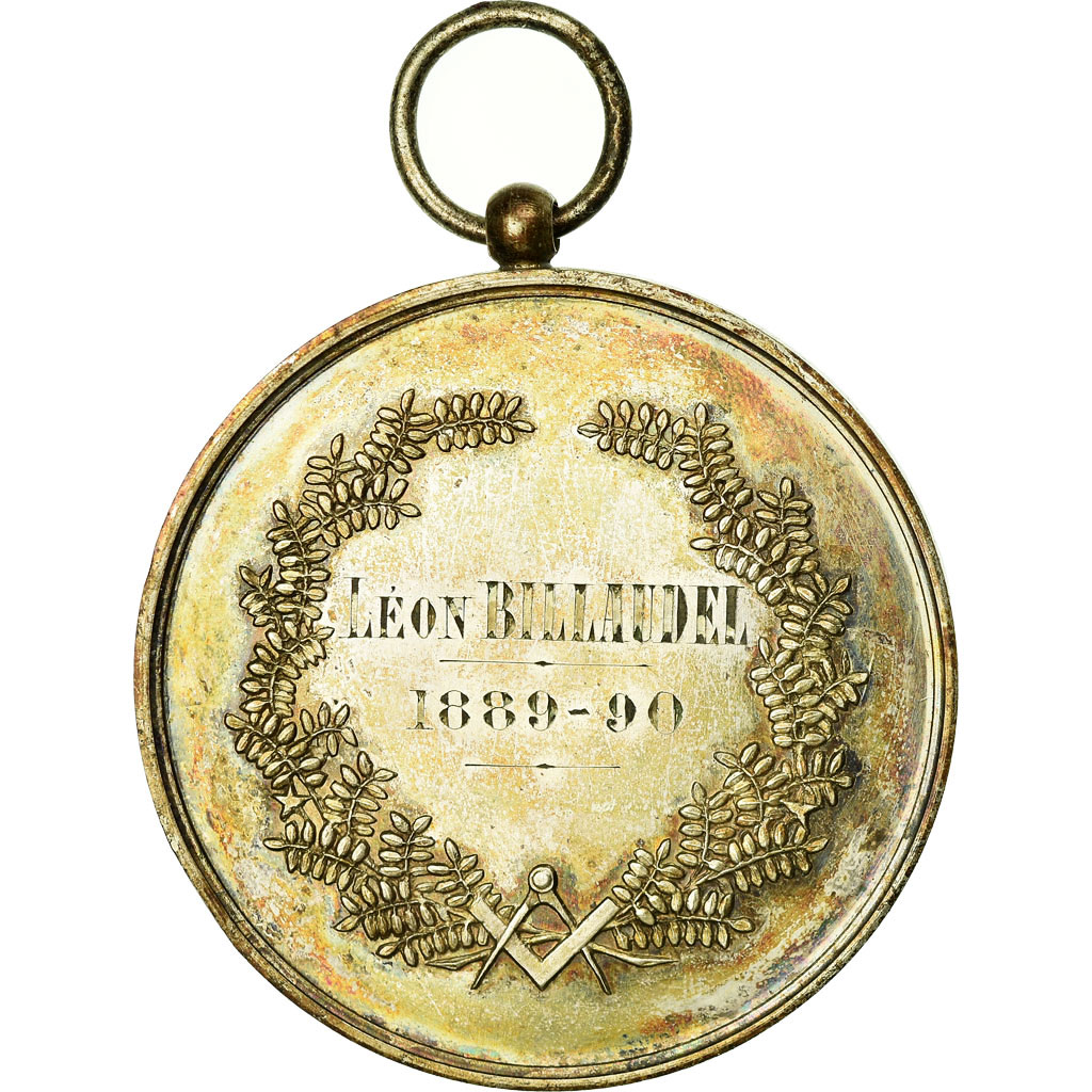 Frankrijk, Medaille, Masonic, Orient de Saint-Maur, Loge Le Travail et Concorde