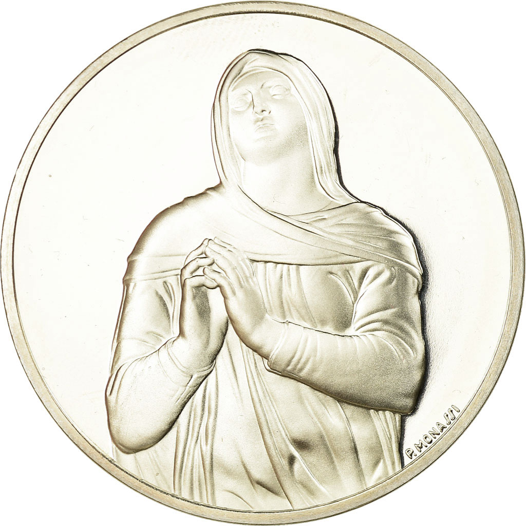France, Medal, Peinture, Michel Ange, Rachel, Monassi, , Silver