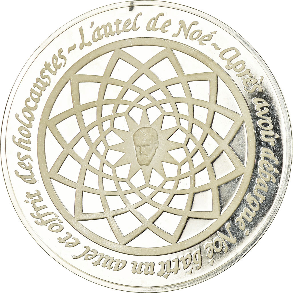 France, Medal, Peinture, Michel Ange, l'Autel de Noé, Monassi, , Silver