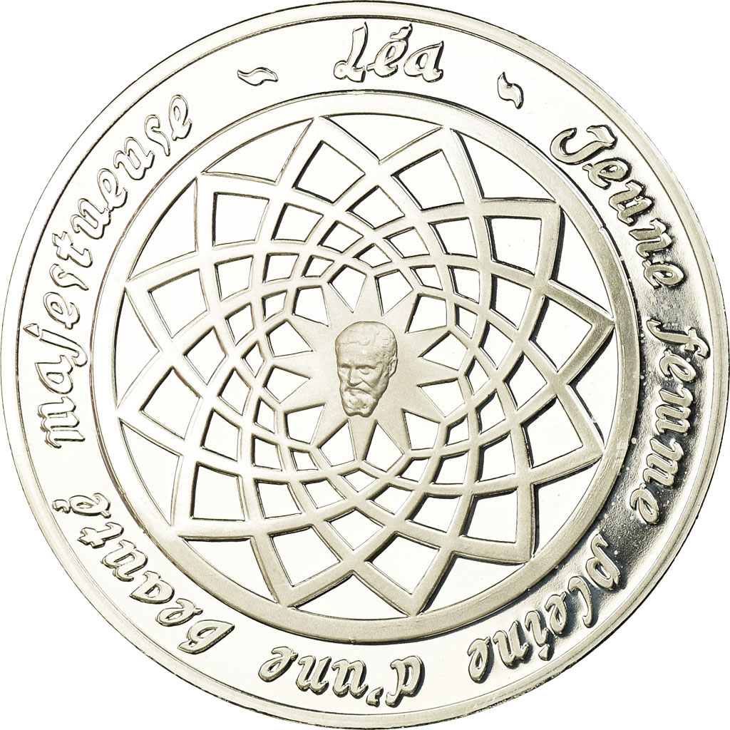 France, Medal, Peinture, Michel Ange, Léa, Monassi, , Silver