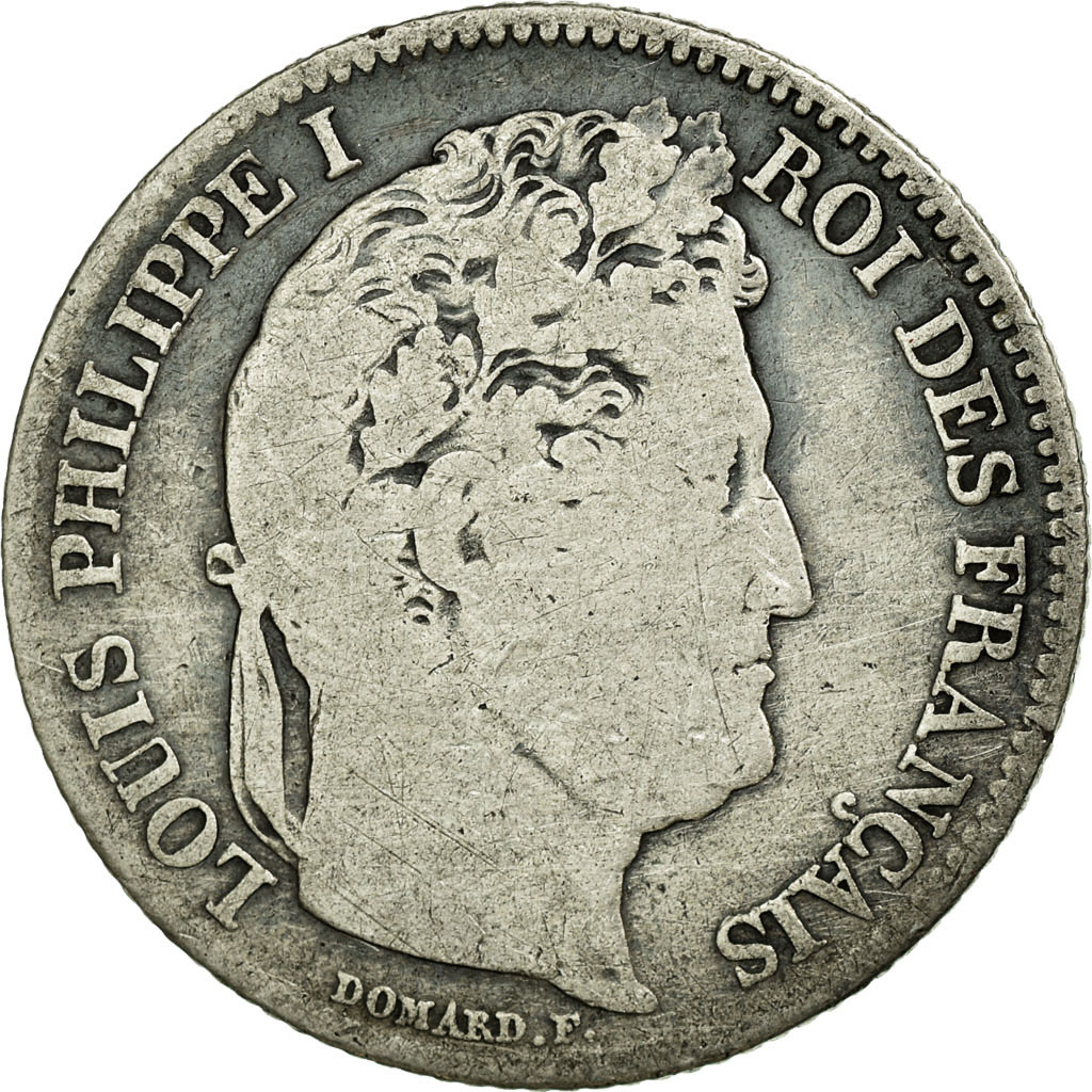 Coin, France, Louis-Philippe, Franc, 1847, Strasbourg, , Silver