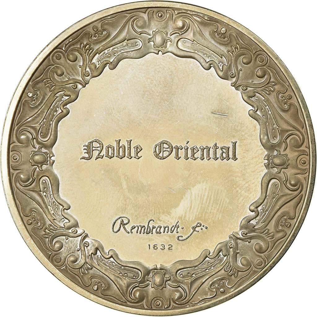 France, Medal, Peinture, Rembrandt, Noble Oriental, , Silver
