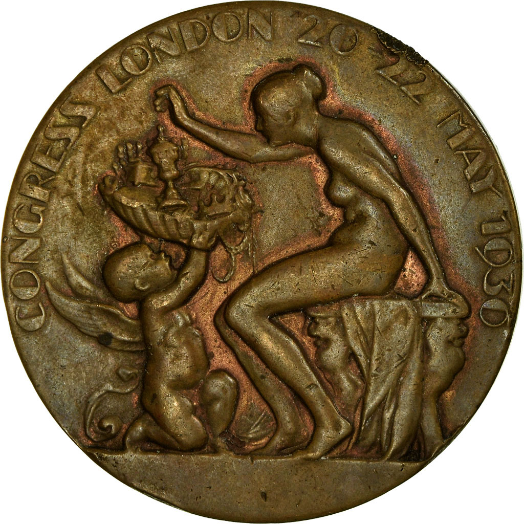 United Kingdom , Medal, Congress London, 1930, , Bronze