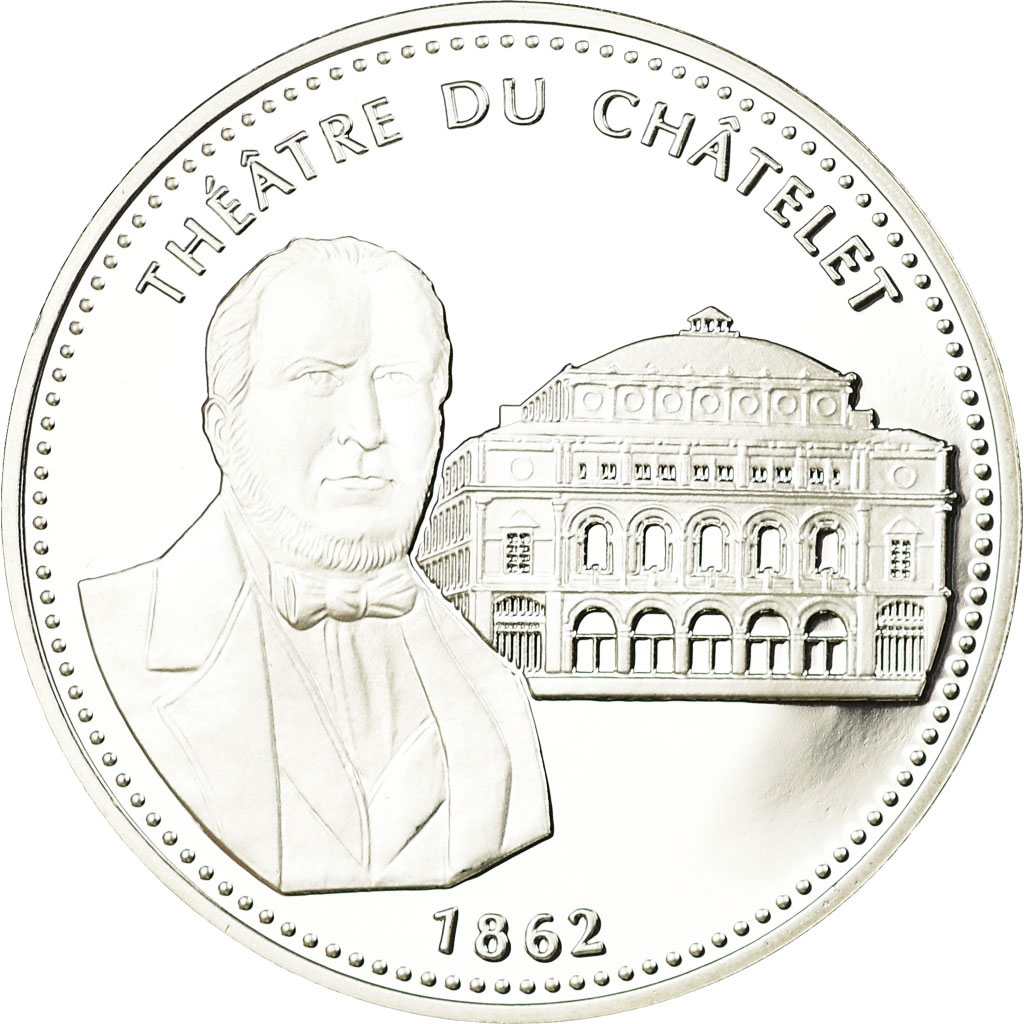 France, Medal, Les Joyaux de Paris, Théâtre du Châtelet, , Silver