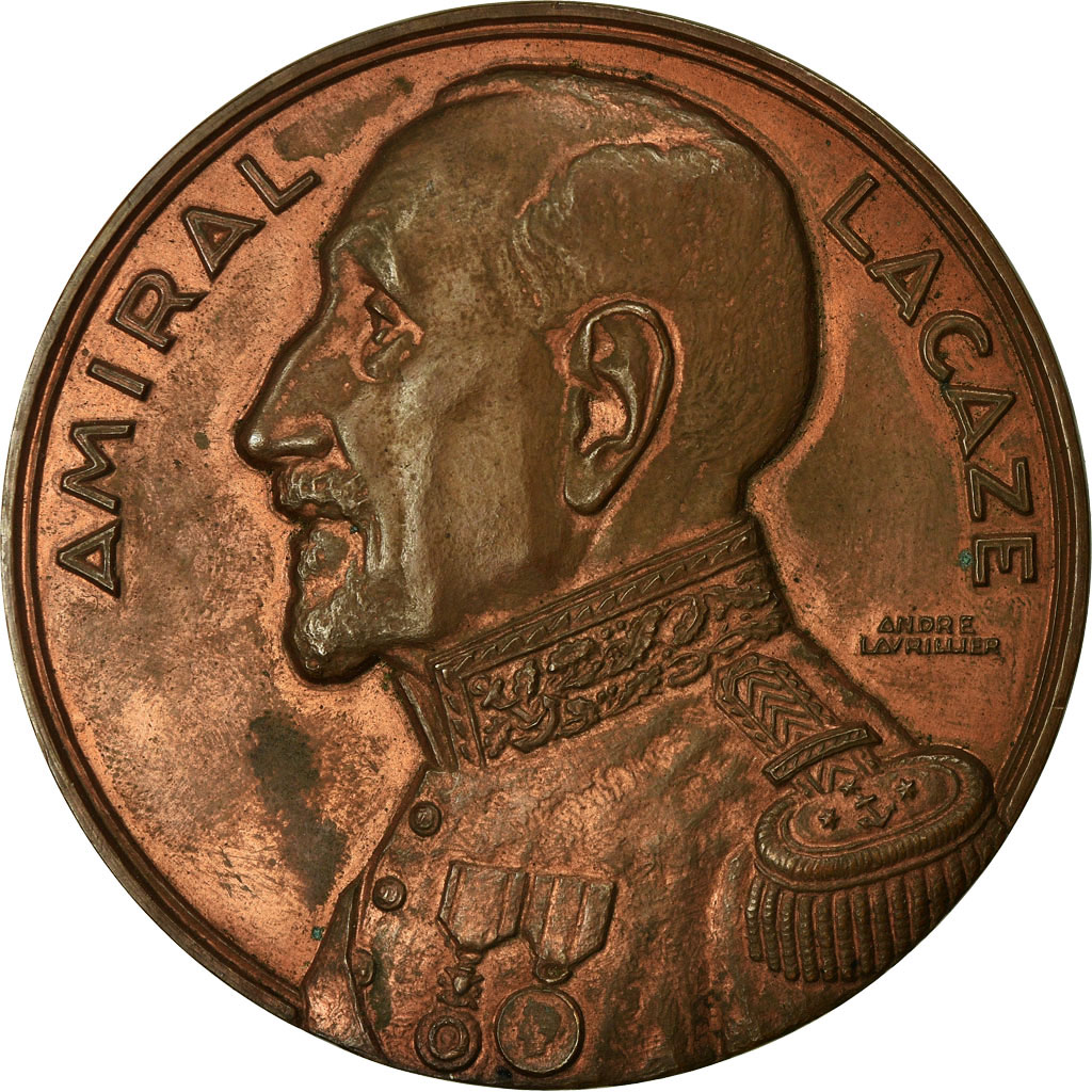 Frankrijk, Medaille, Amiral Lacaze, Ministre de la Marine, Shipping, Lavrillier