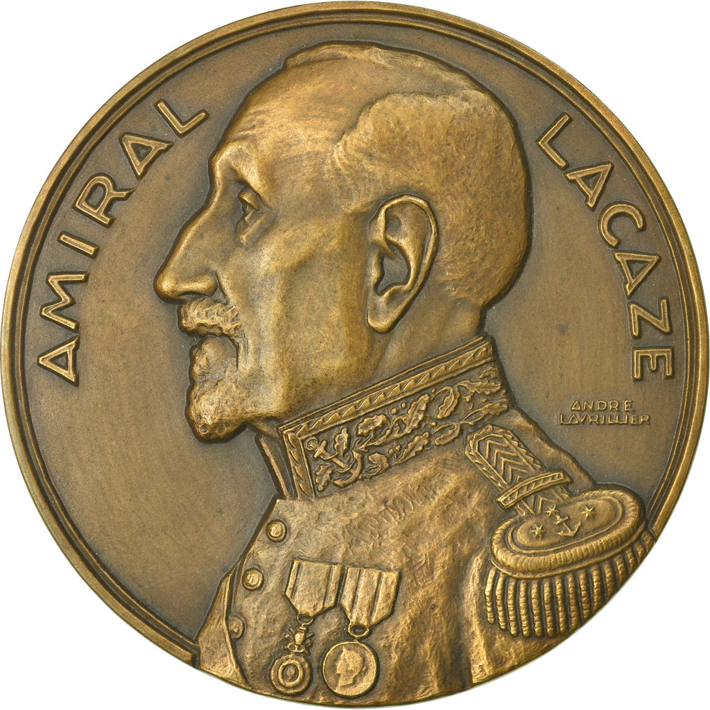 Frankrijk, Medaille, Amiral Lacaze, Ministre de la Marine, Shipping, Lavrillier