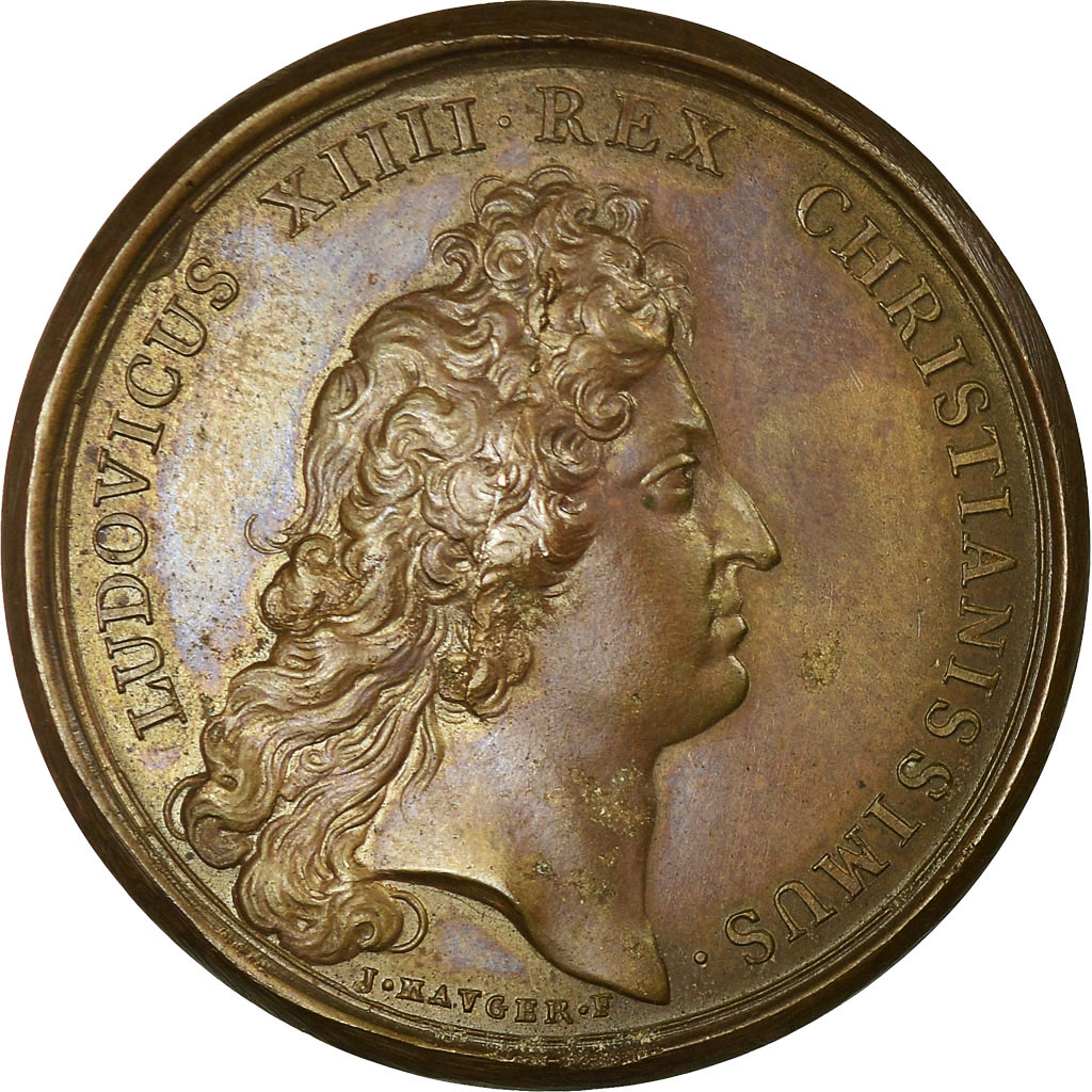 France, Medal, Louis XIV, La Nouvelle Ordonnance, 1667, Mauger, 