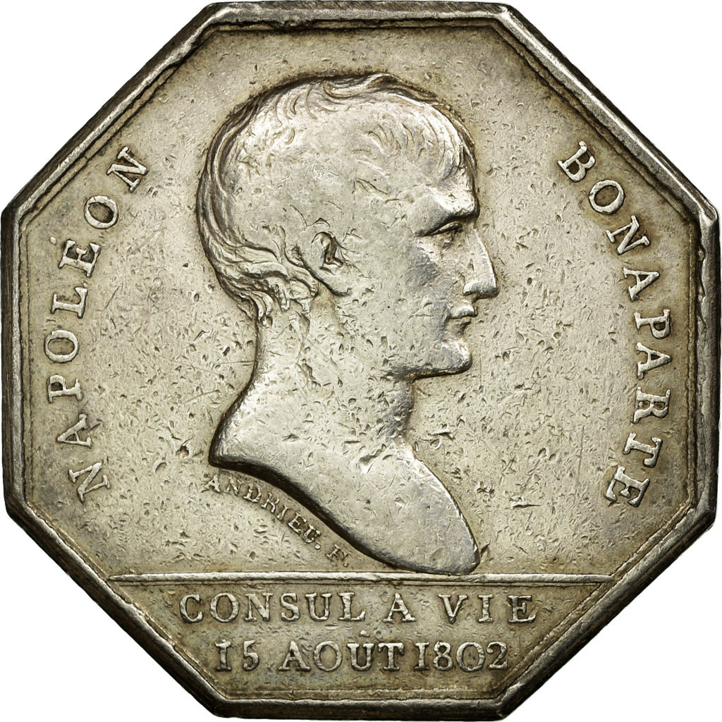 France, Token, Chamber of Commerce, 1802, , Silver, Feuardent:13549a