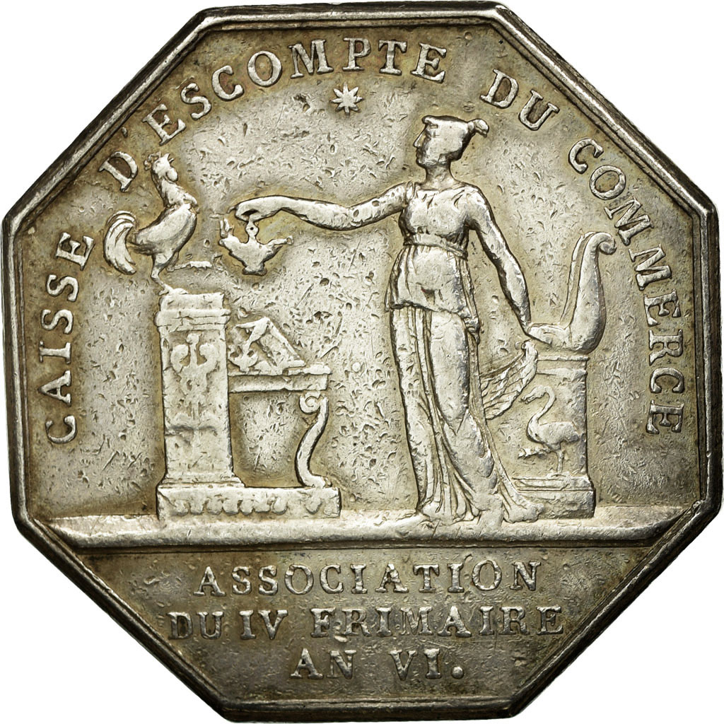 France, Token, Chamber of Commerce, 1802, , Silver, Feuardent:13549a