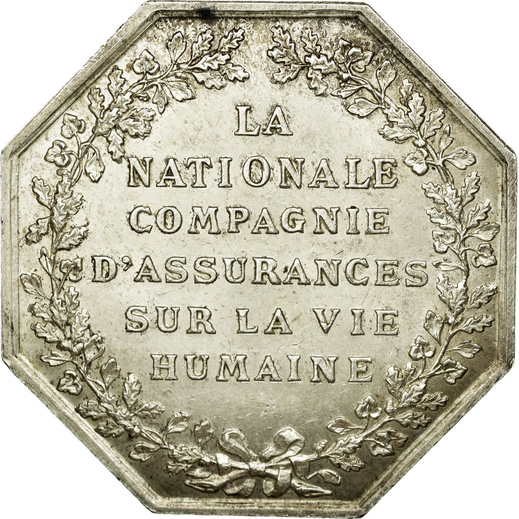 France, Token, Insurance, 1830, , Silver, Gailhouste:543