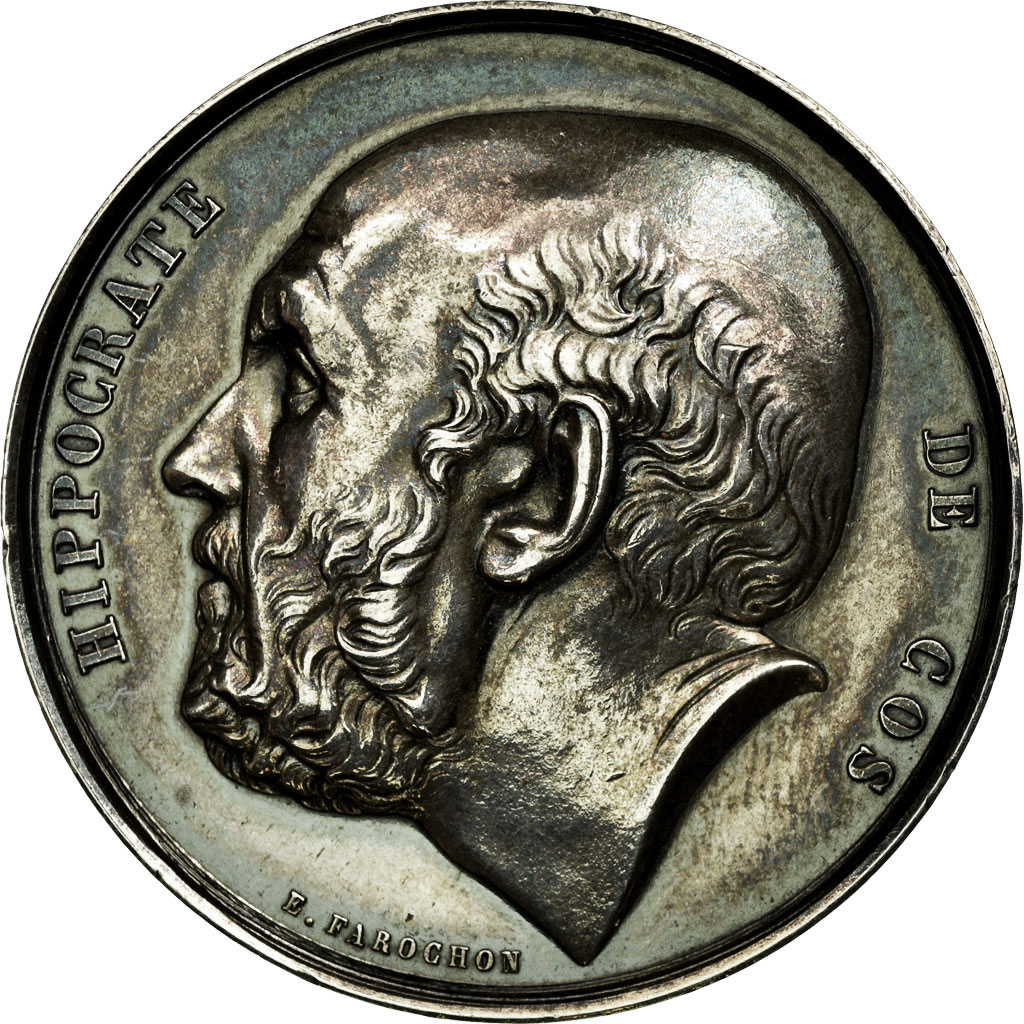 France, Token, Medicine, , Silver