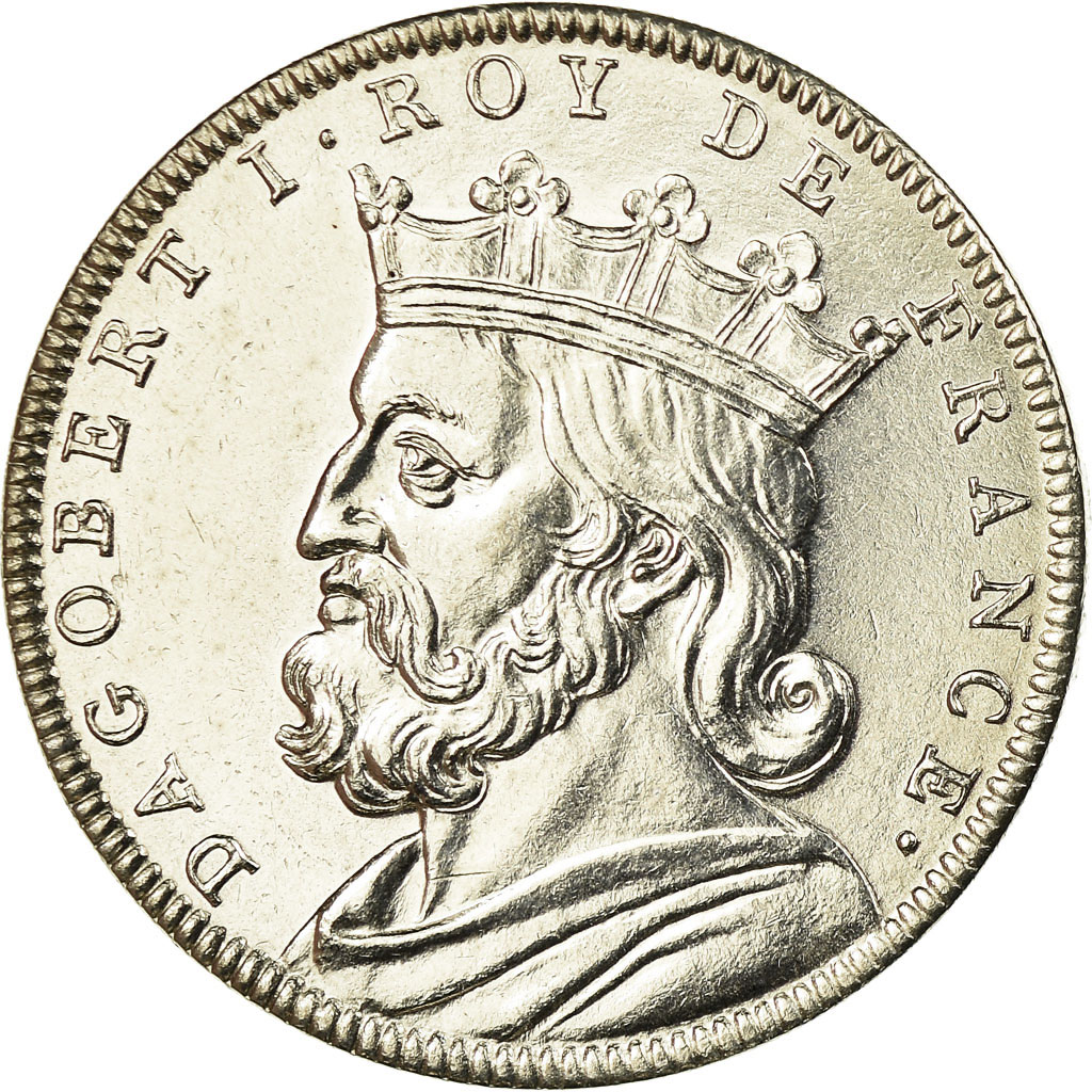 France, Medal, Les Rois de France, Dagobert I, , Copper-nickel
