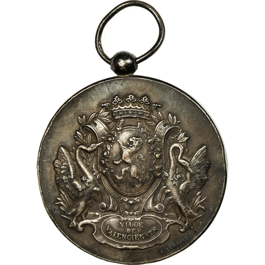 France, Medal, Société Amicale des Vrais Buqueurs, Valenciennes, 1902