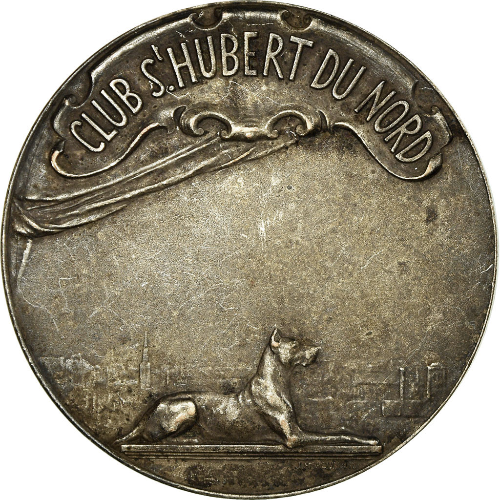 France, Medal, Chasse, Club Saint Hubert du Nord, Merculiano, 