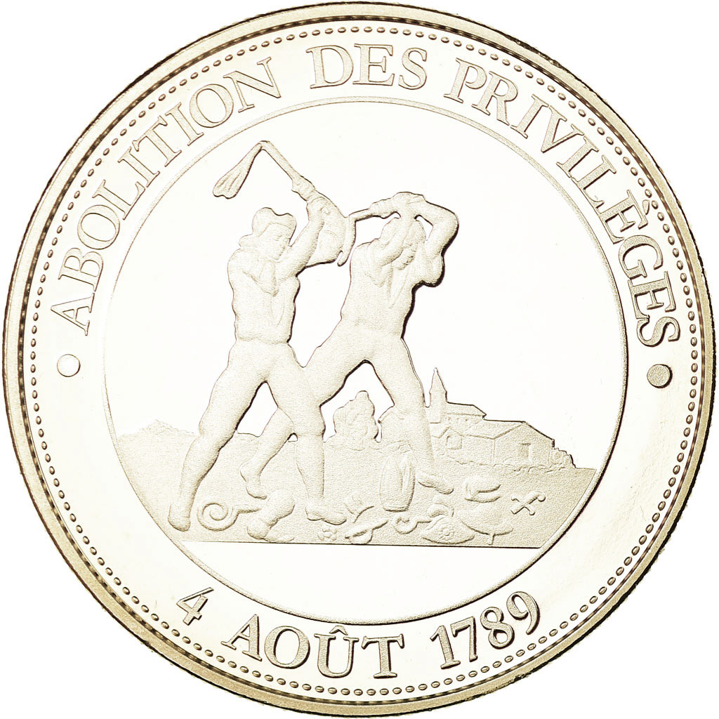 France, Medal, Révolution Française, Abolition des Privilèges, 