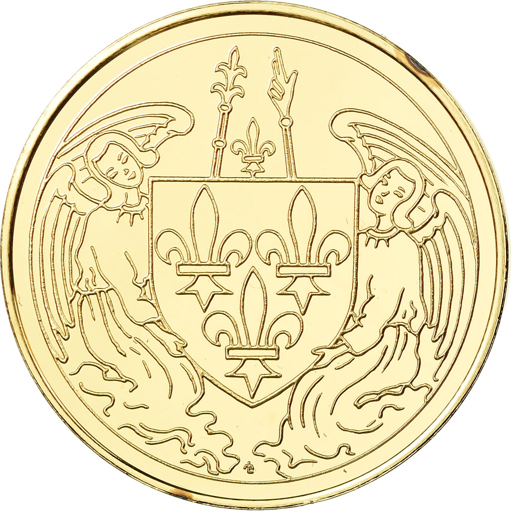 France, Medal, Les Rois de France, Charles VII, History, , Vermeil