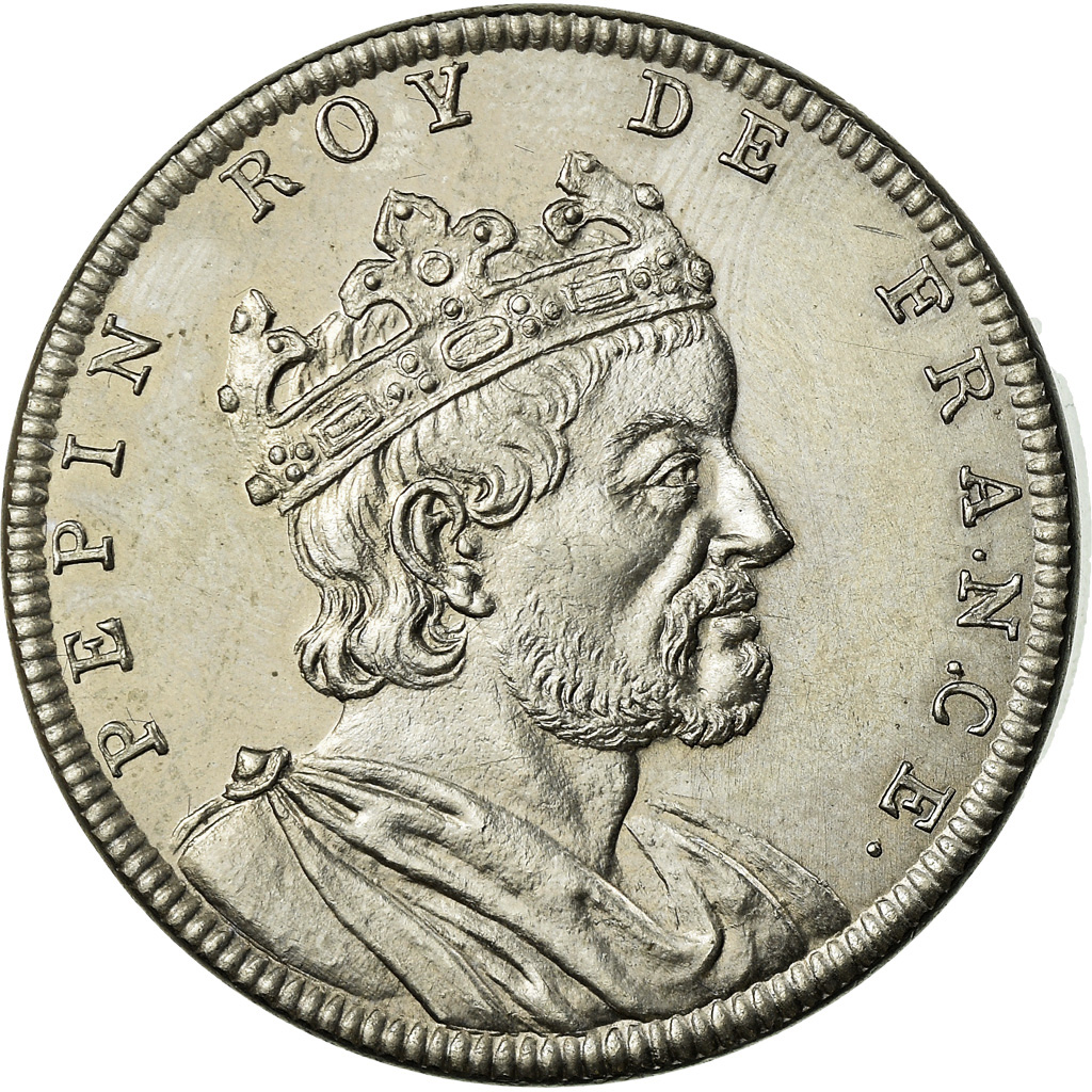 France, Medal, Les Rois de France, Pépin le Bref, History, Piéfort, 