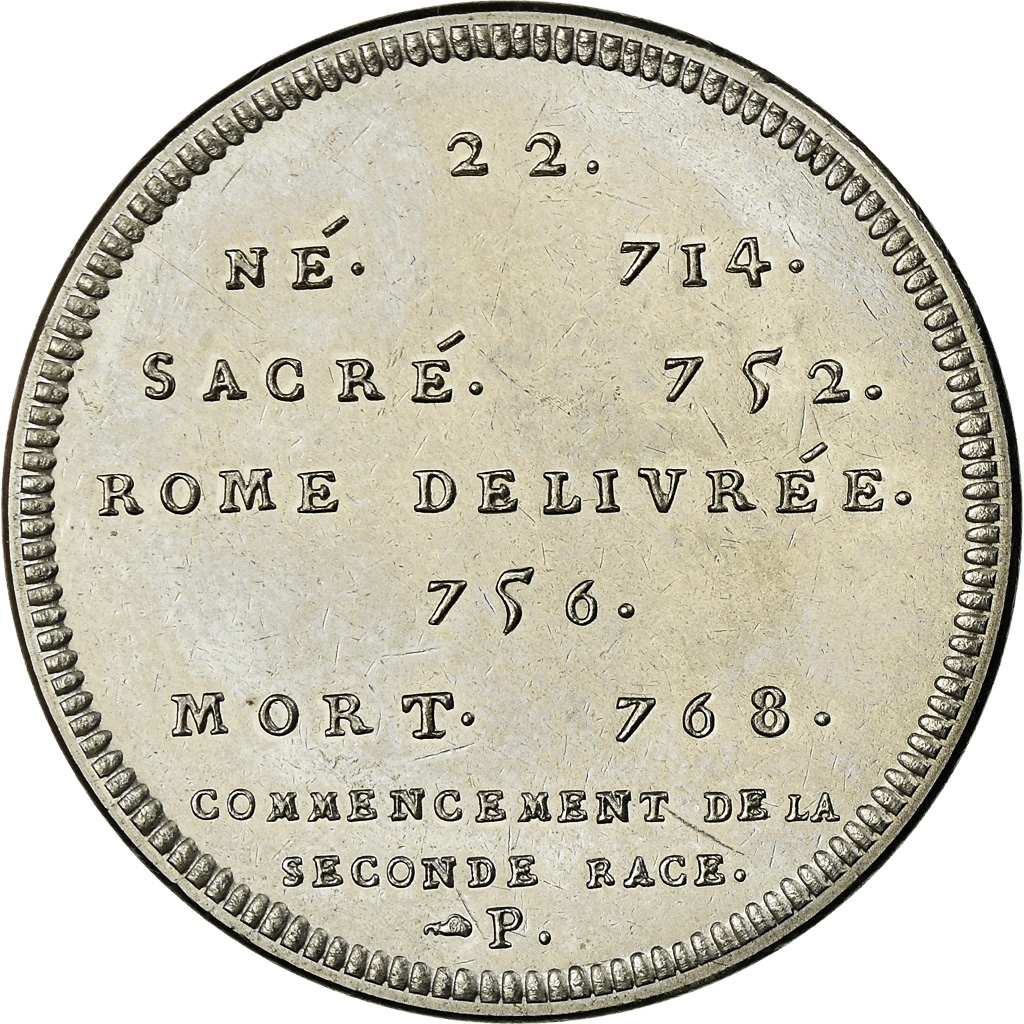 France, Medal, Les Rois de France, Pépin le Bref, History, Piéfort, 