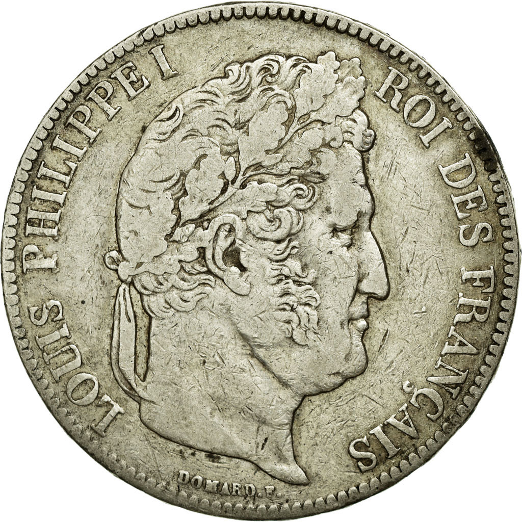 Coin, France, Louis-Philippe, 5 Francs, 1837, Paris, , Silver