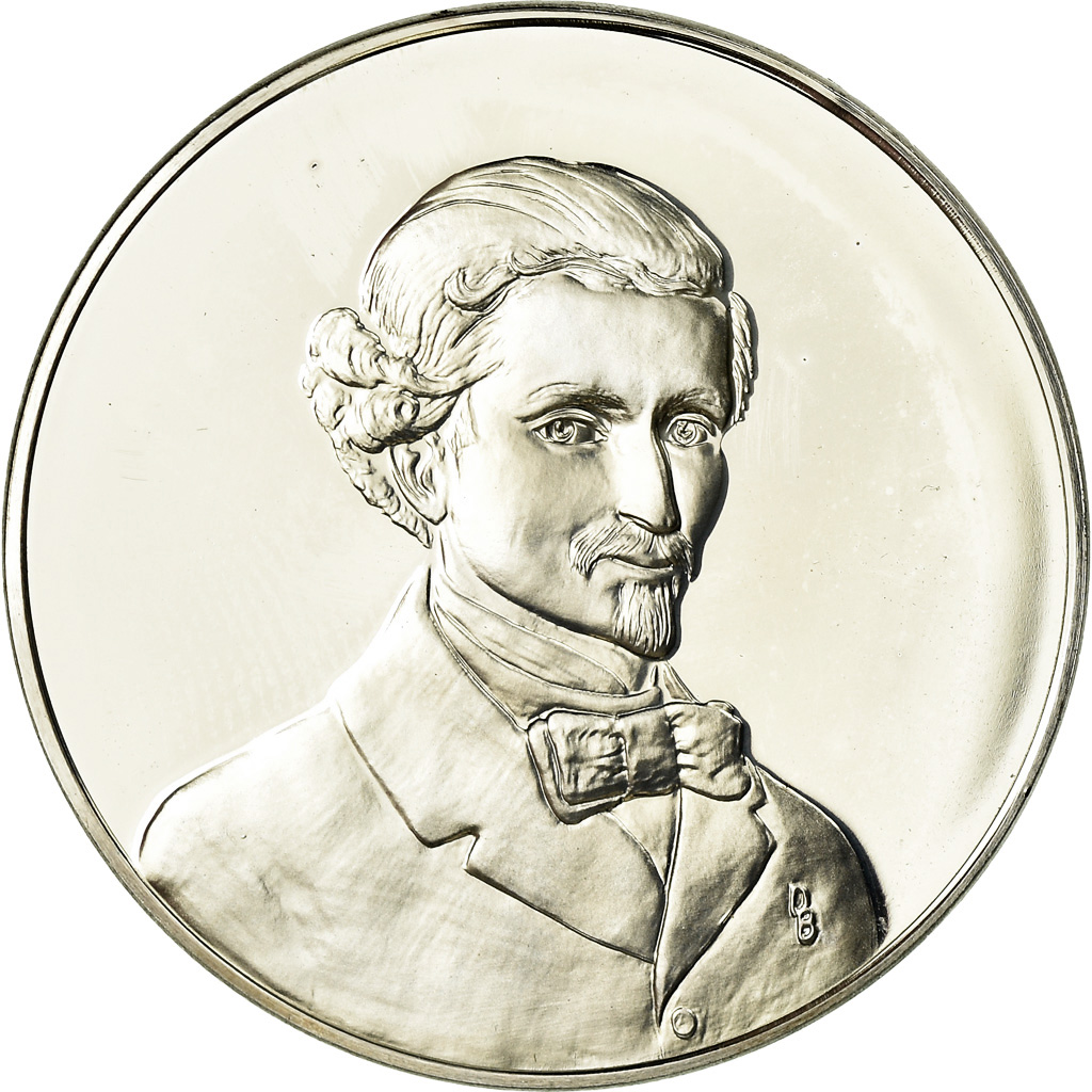 France, Medal, Peinture, 150ème Anniversaire de la Naissance de Lega, 1976