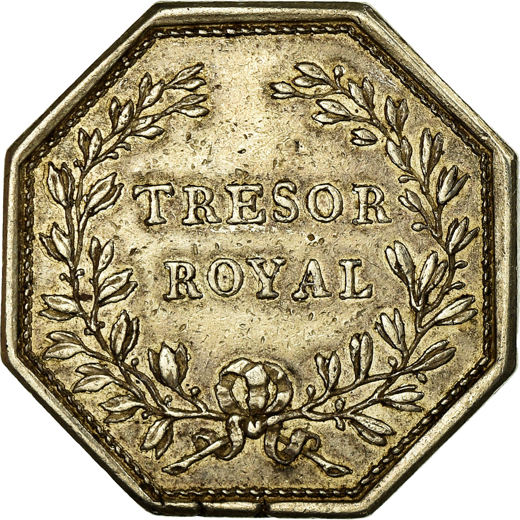 France, Token, Trésor Royal, Louis XVI, Duvivier, , Silver