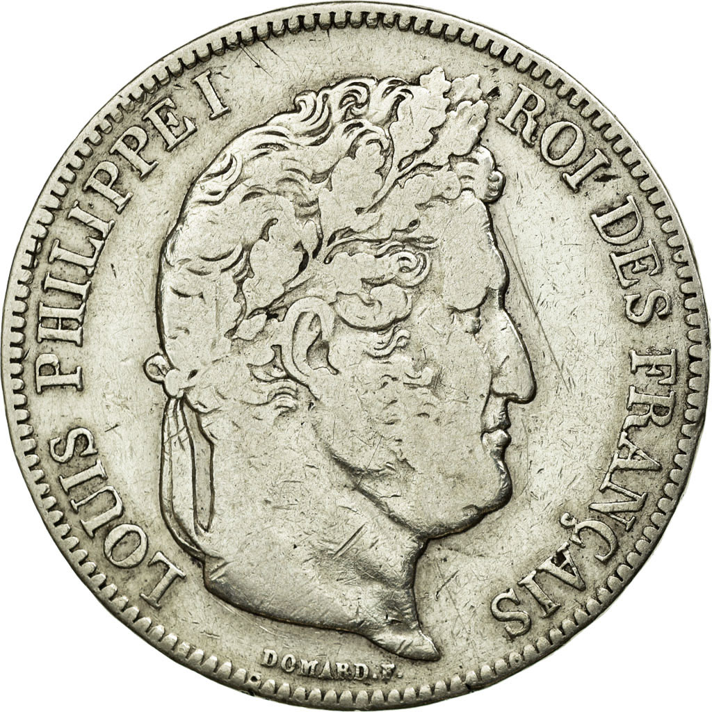 Coin, France, Louis-Philippe, 5 Francs, 1840, Bordeaux, , Silver