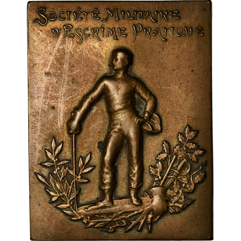 France, Medal, Société Militaire d'Escrime Pratique, , Bronze
