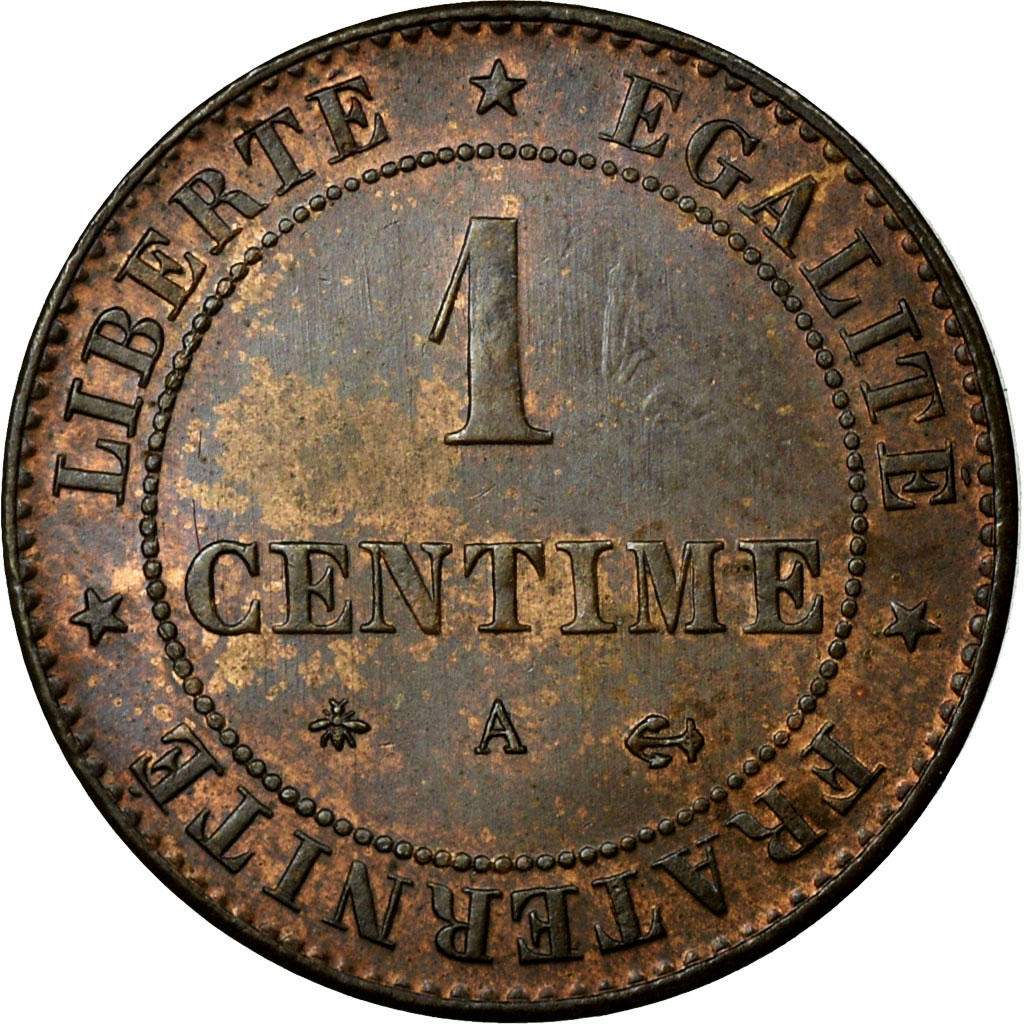 Coin, France, Cérès, Centime, 1879, Paris, , Bronze, KM:826.1