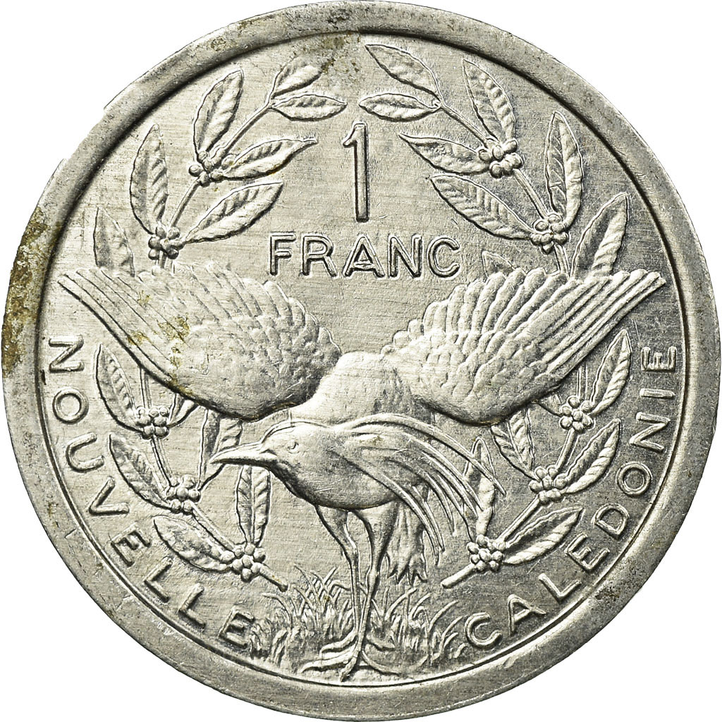 Moneda, Nueva Caledonia, Franc, 1999, Paris, MBC, Aluminio, KM:10