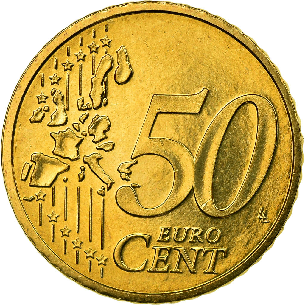 Niederlande, 50 Euro Cent, 2003, VZ, Messing, KM:239