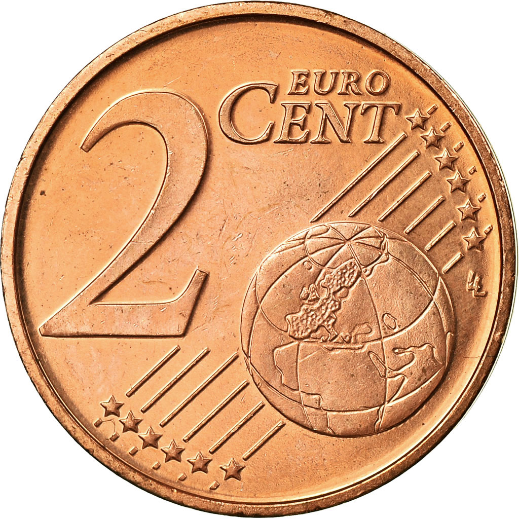 Österreich, 2 Euro Cent, 2004, VZ, Copper Plated Steel, KM:3083