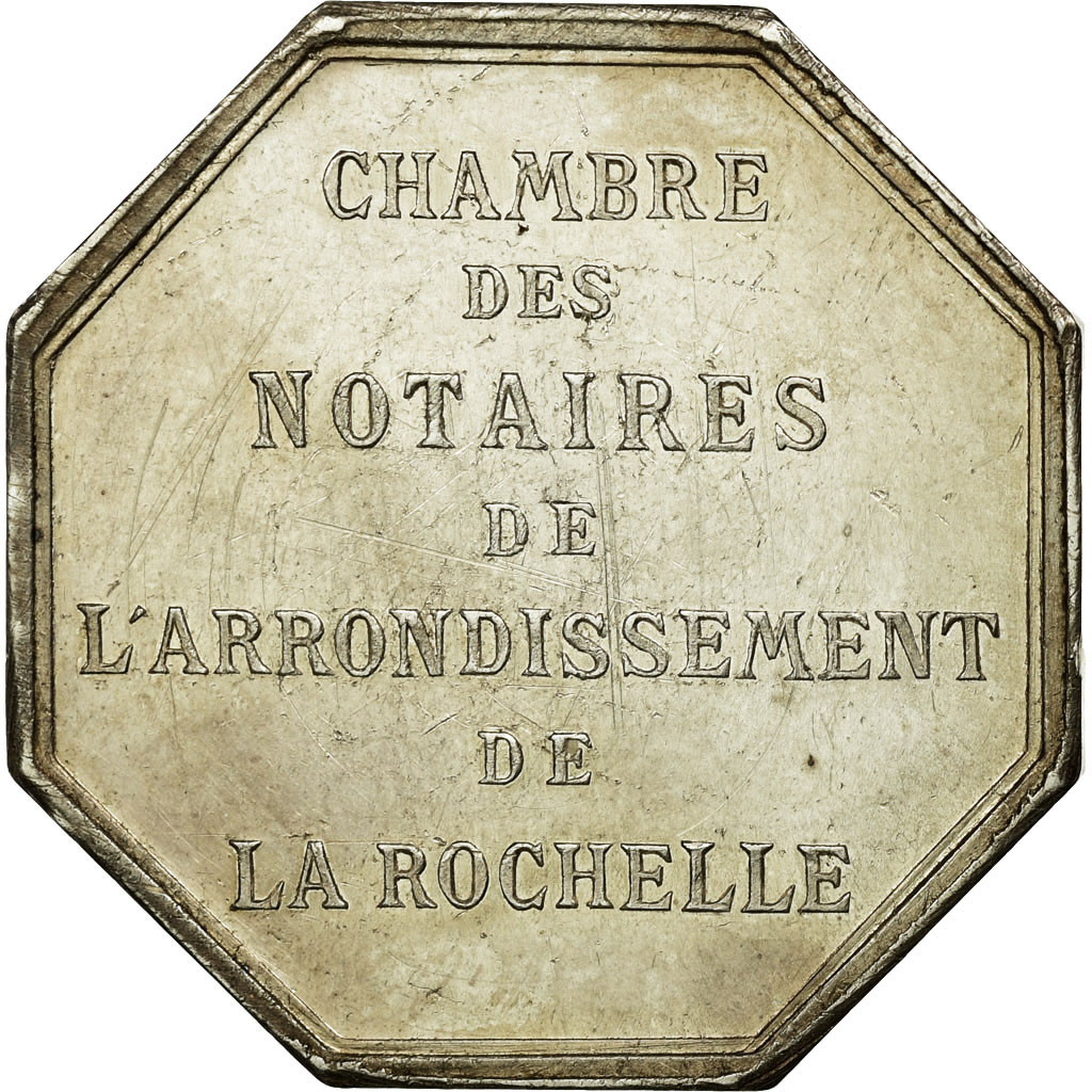 France, Token, Notary, , Silver, Lerouge:354