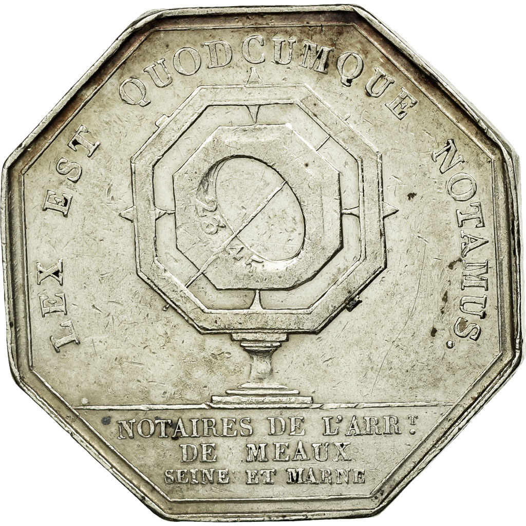 France, Token, Notary, , Silver, Lerouge:190