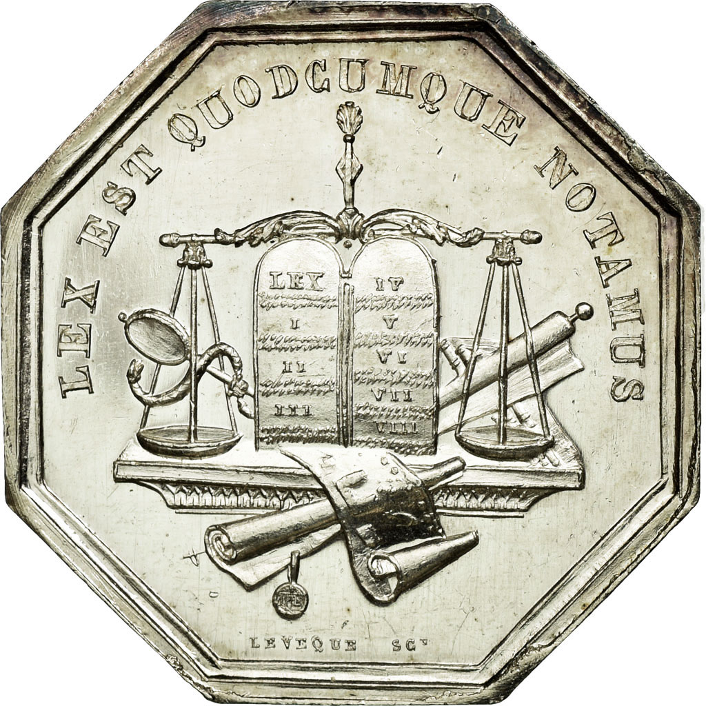 Frankrijk, Token, Notary, PR+, Zilver, Lerouge:182