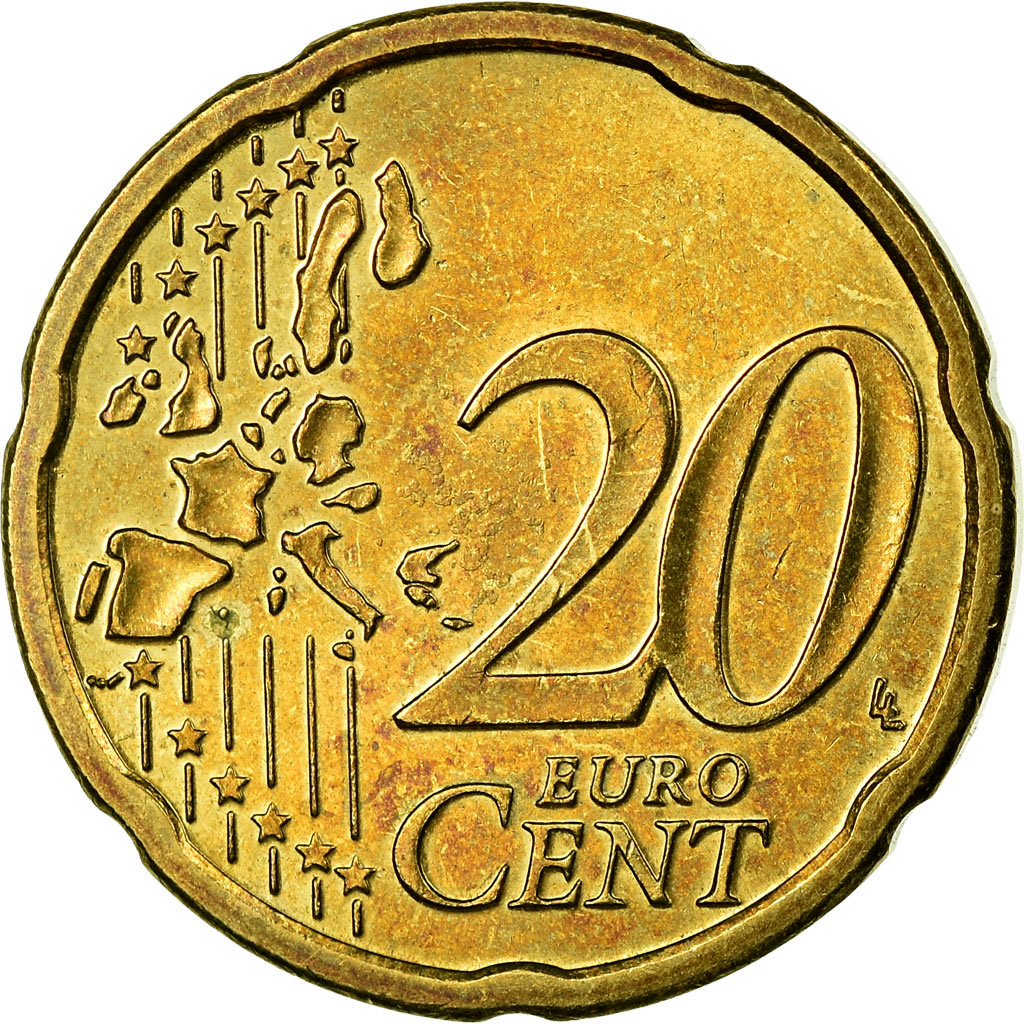 [#723516] Österreich, 20 Euro Cent, 2003, VZ, Messing, KM:3086