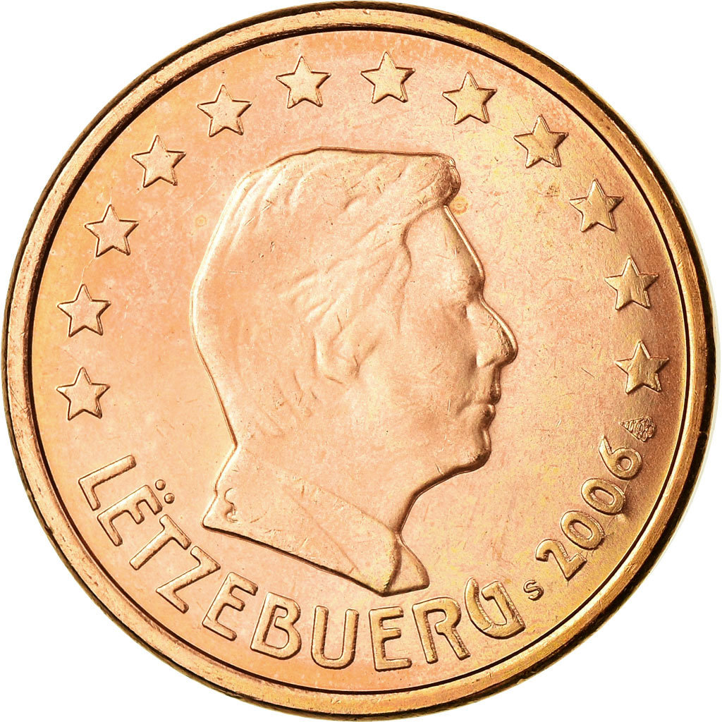 Luxemburg, 5 Euro Cent, 2006, VZ, Copper Plated Steel, KM:77