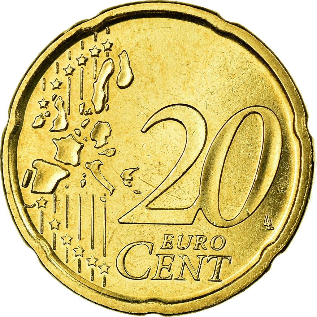 [#724087] Spanien, 20 Euro Cent, 2006, SS, Messing, KM:1044