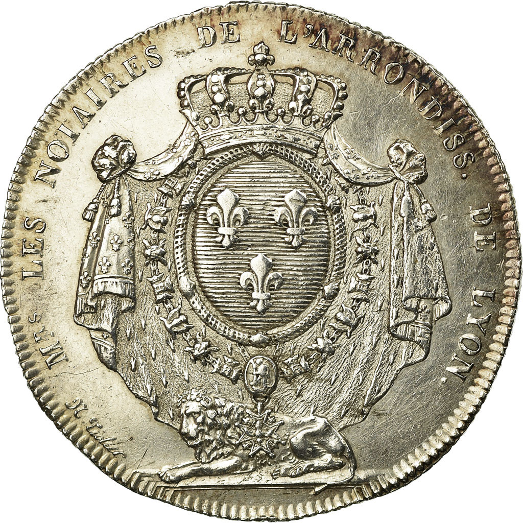 France, Token, Notaires de Lyon, 1805, , Silver, Lerouge:168