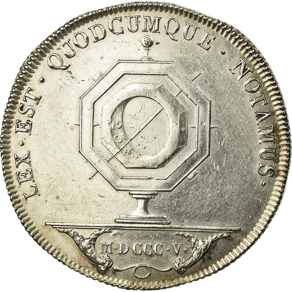 France, Token, Notaires de Lyon, 1805, , Silver, Lerouge:168