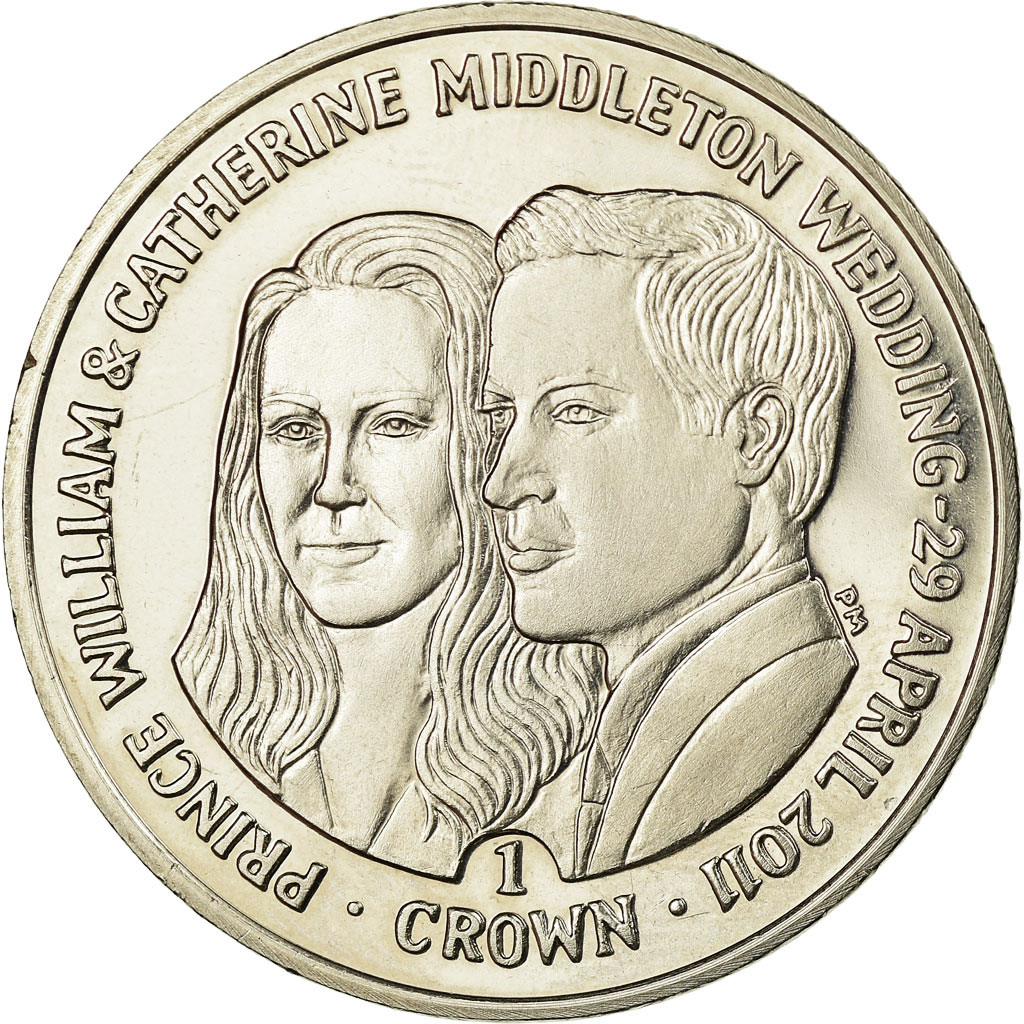 Coin, Falkland Islands, Elizabeth II, Crown, 2011, Pobjoy Mint, 