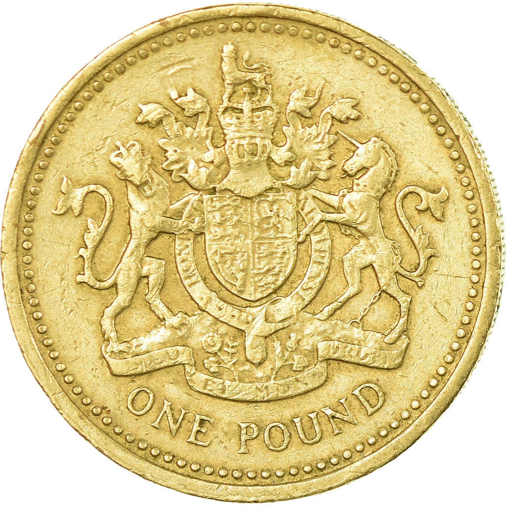 Coin, Great Britain, Elizabeth II, Pound, 1993, , Nickel-brass, KM:964