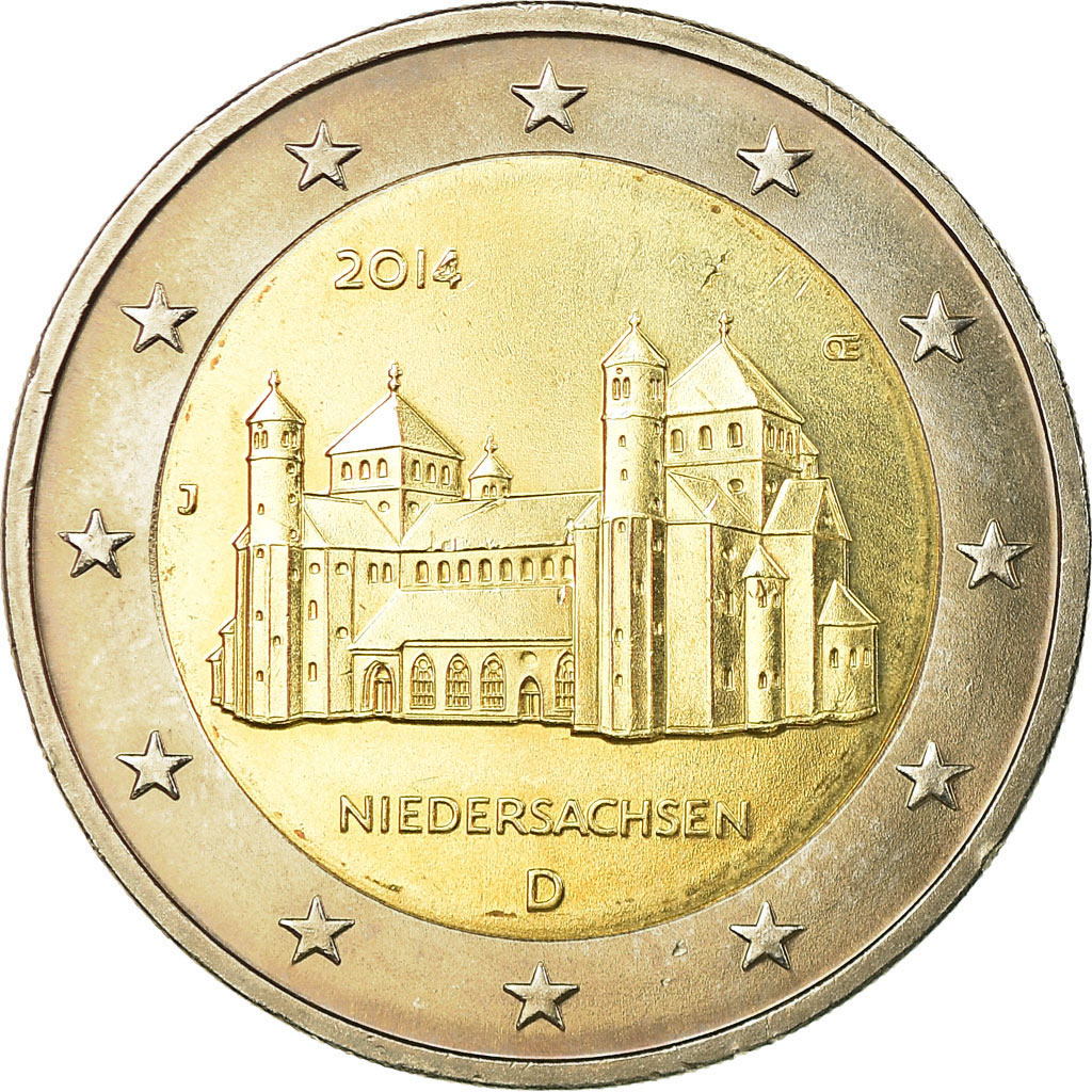 Bundesrepublik Deutschland, 2 Euro, 2014, VZ, Bi-Metallic, KM:New