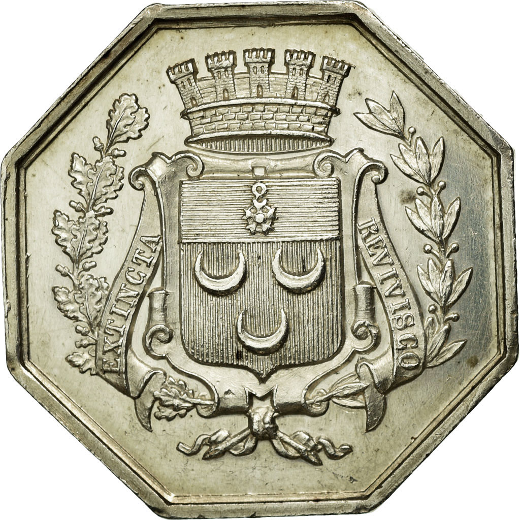 France, Token, Notary, , Silver, Lerouge:84
