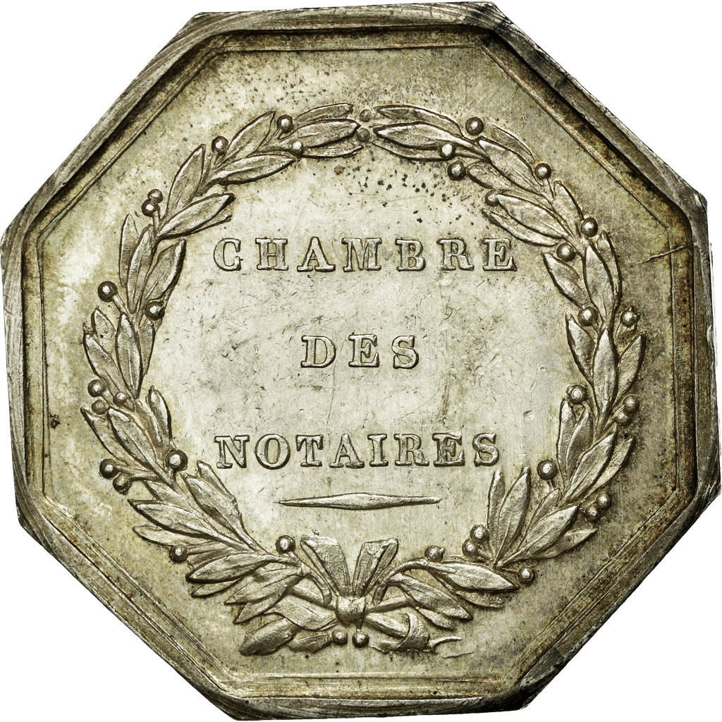 Frankrijk, Token, Notary, PR, Zilver, Lerouge:127a