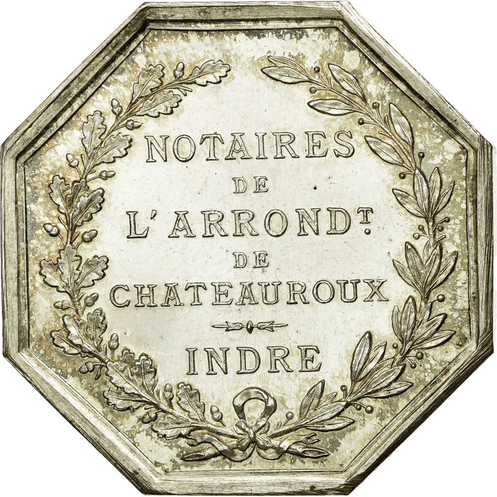 France, Token, Notaires de l'Arrondissement de Châteauroux, Indre, n.d.